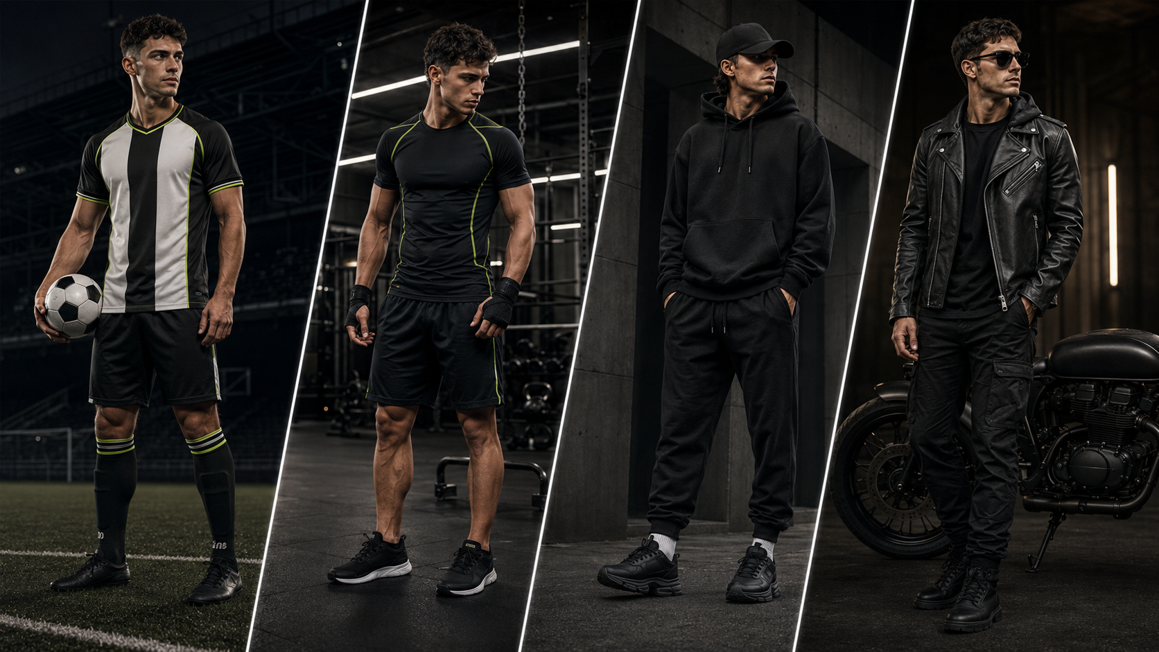 Athletic Rush teamwear, sportswear, streetwear and techwear concepts