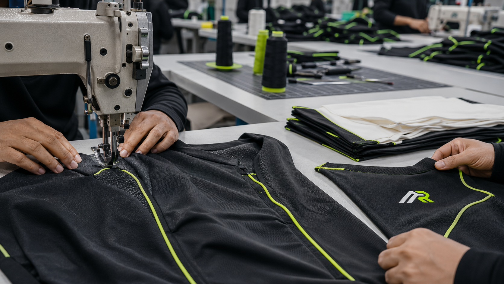 Athletic Rush apparel production concept