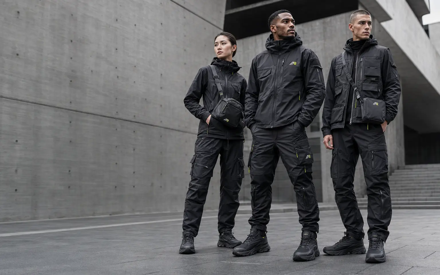 Techwear coordinated product collection